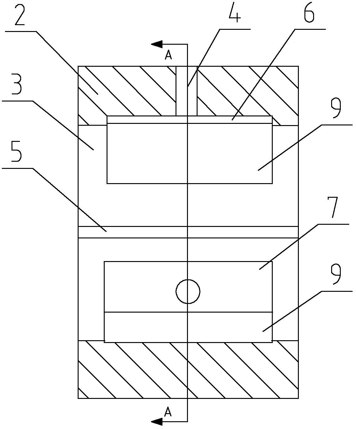 Dynamic static pressure mixing main shaft device