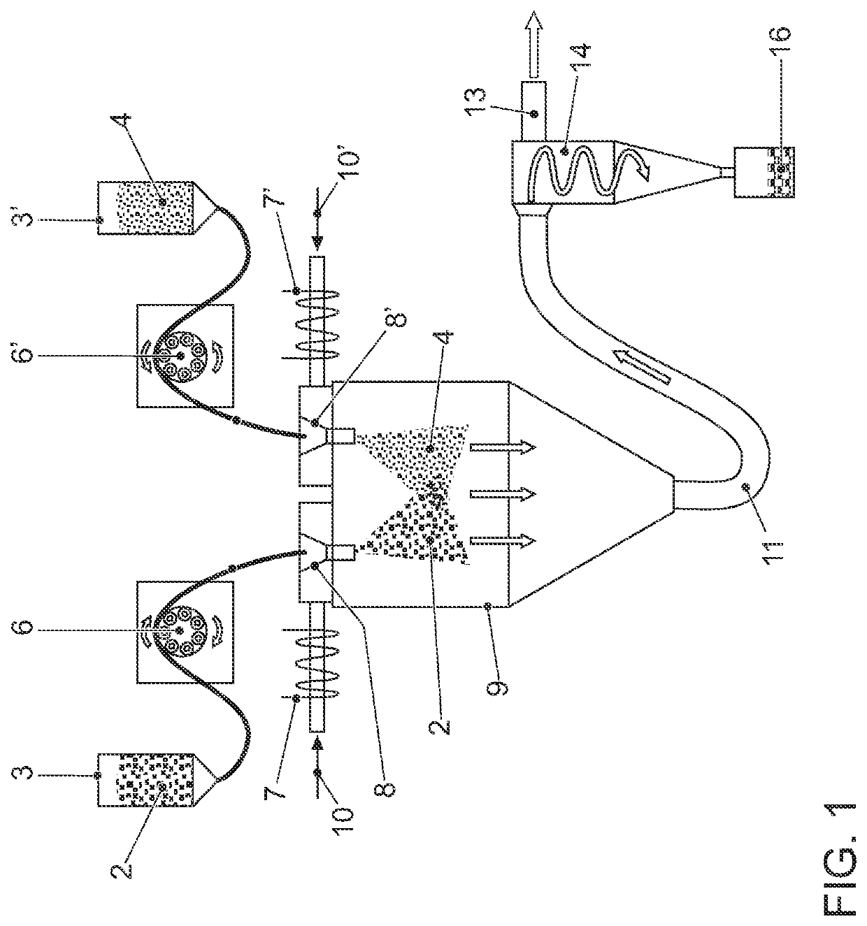 Method and system for depositing solid electrolyte on electrode active material while retaining crystal structure of solid electrolyte