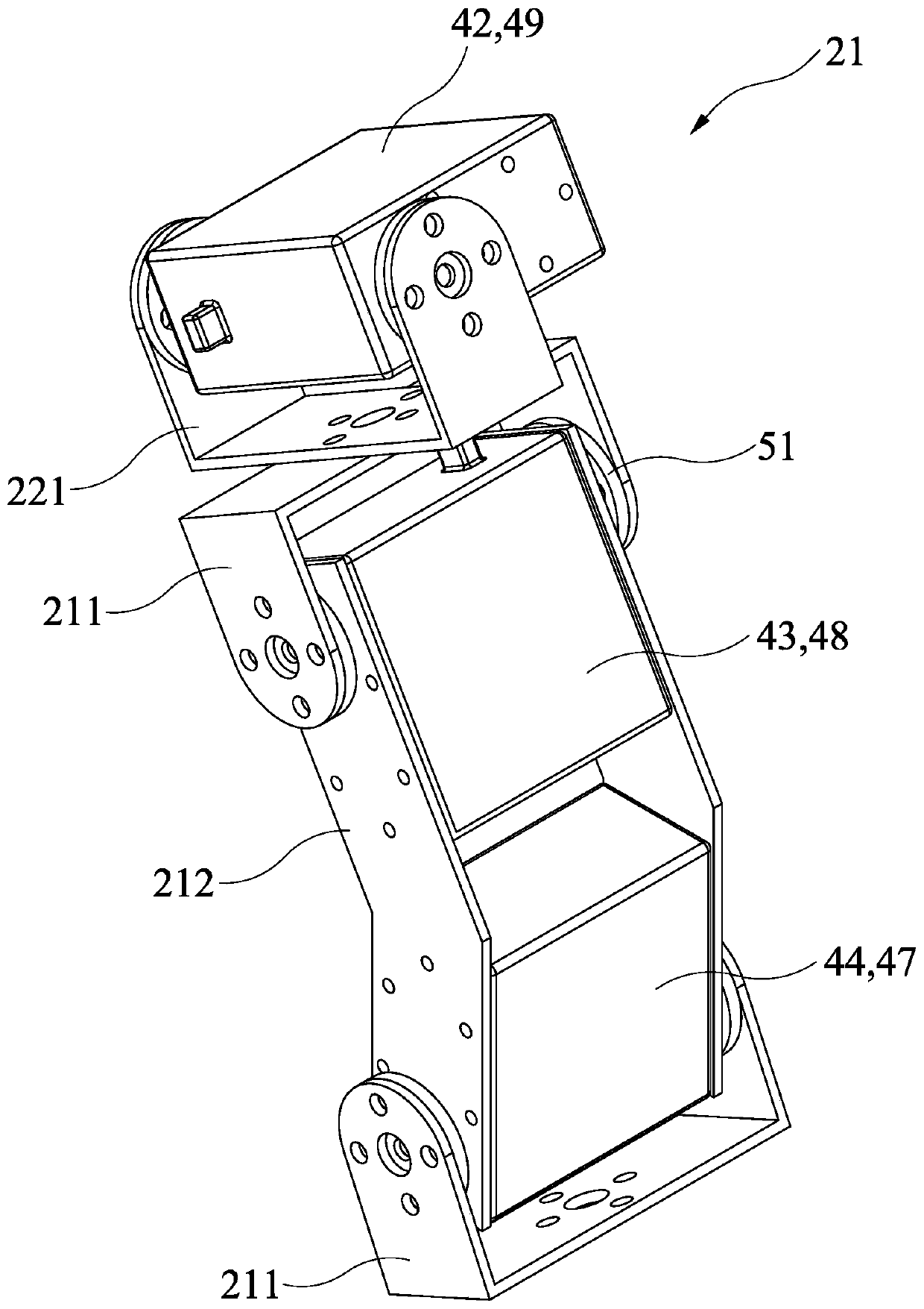 Humanoid fast walking and tracking obstacle avoidance robot