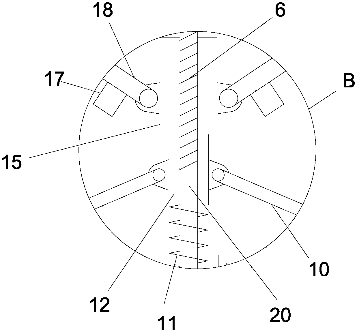 Multi-element feed raw material mixing device