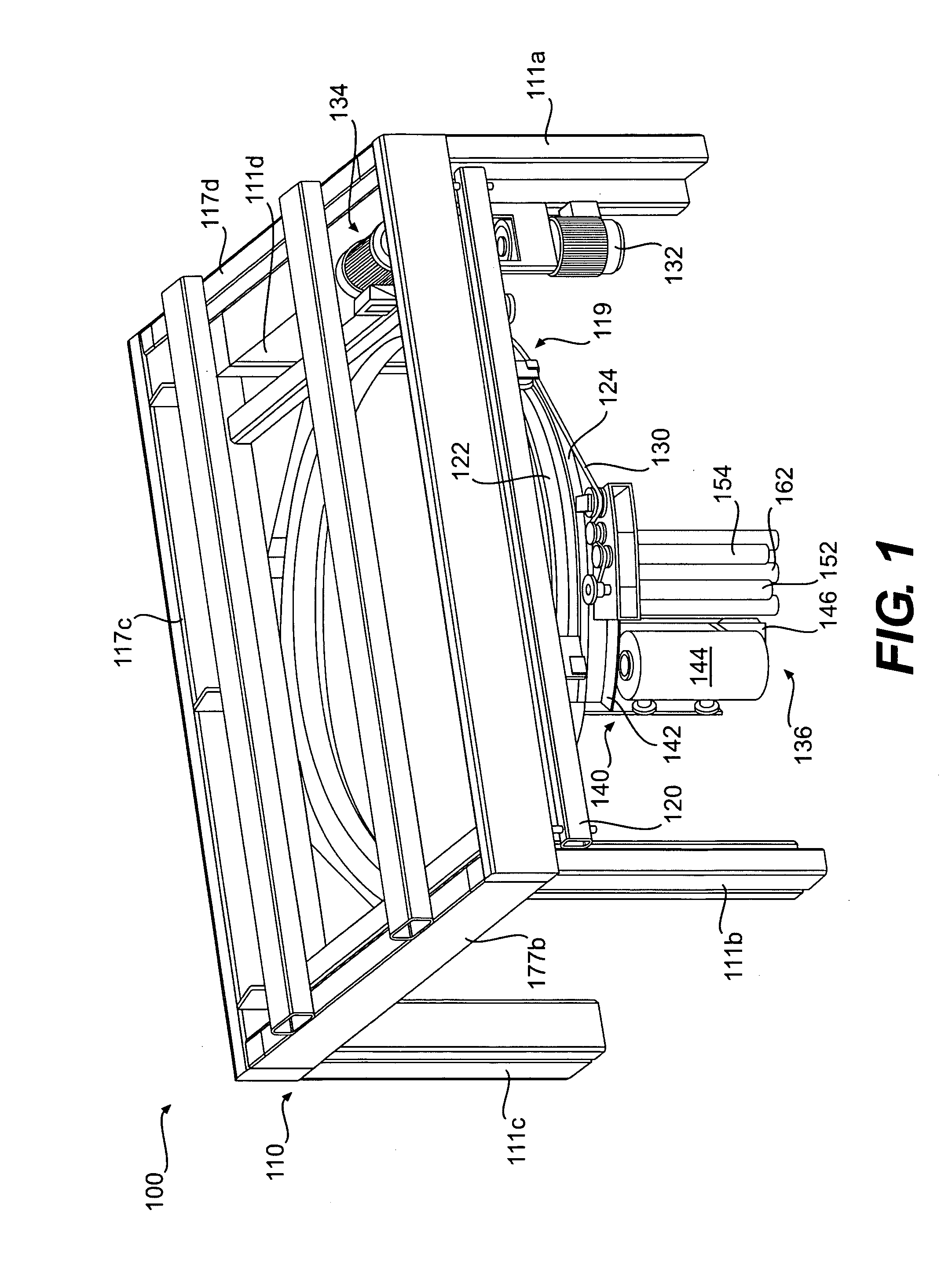 Method and apparatus for dispensing a predetermined fixed amount of pre-stretched film relative to load girth