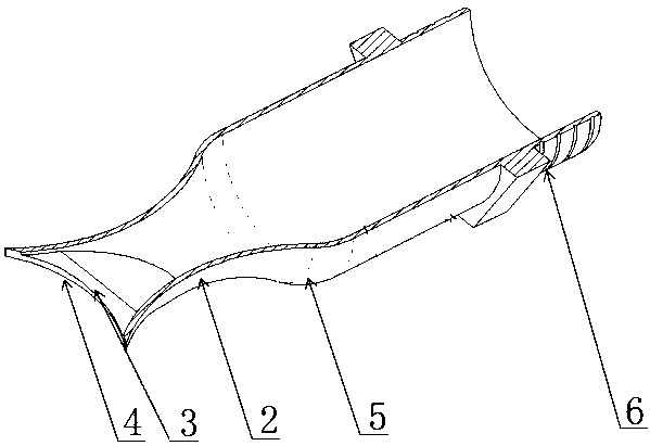 Spraying nozzle for removing fish scale through water jet flow