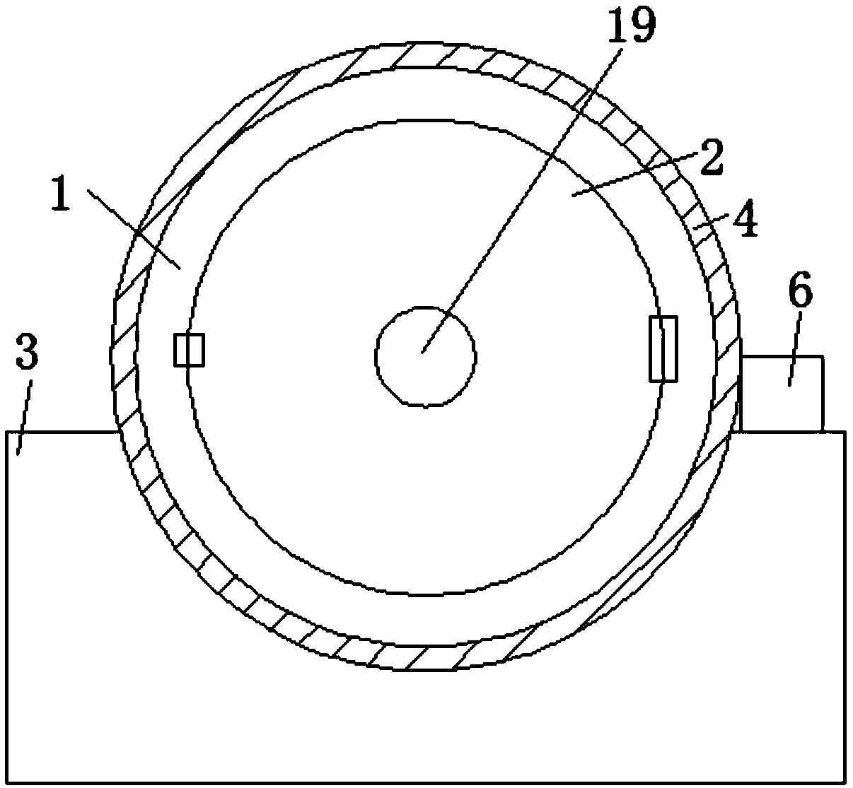 Biomass fuel drying device