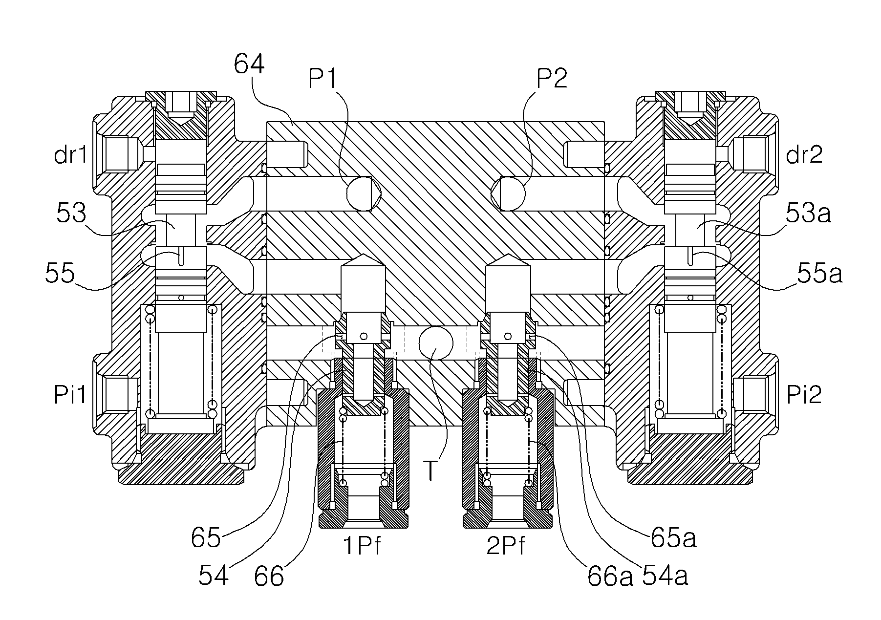 Hydraulic circuit for pipe layer