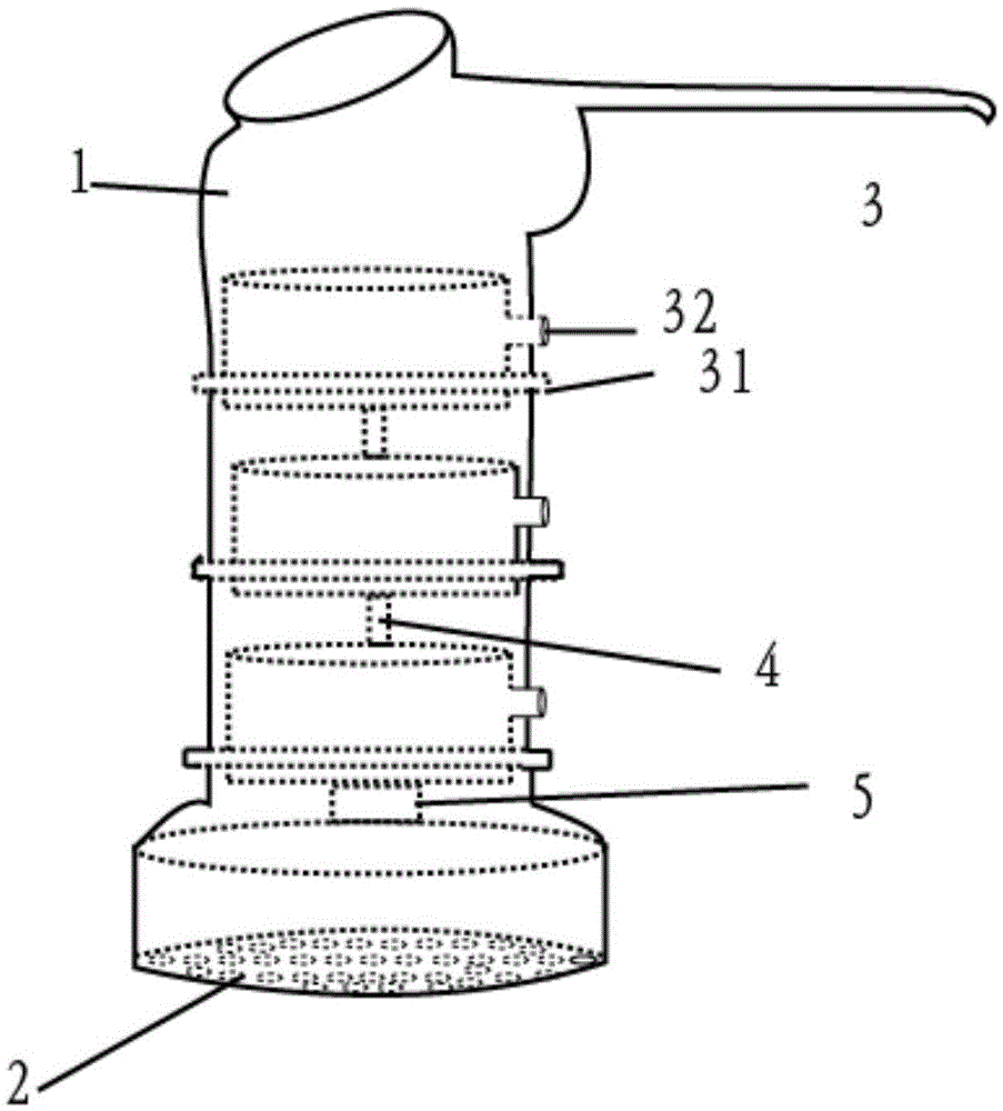 Agricultural spraying device