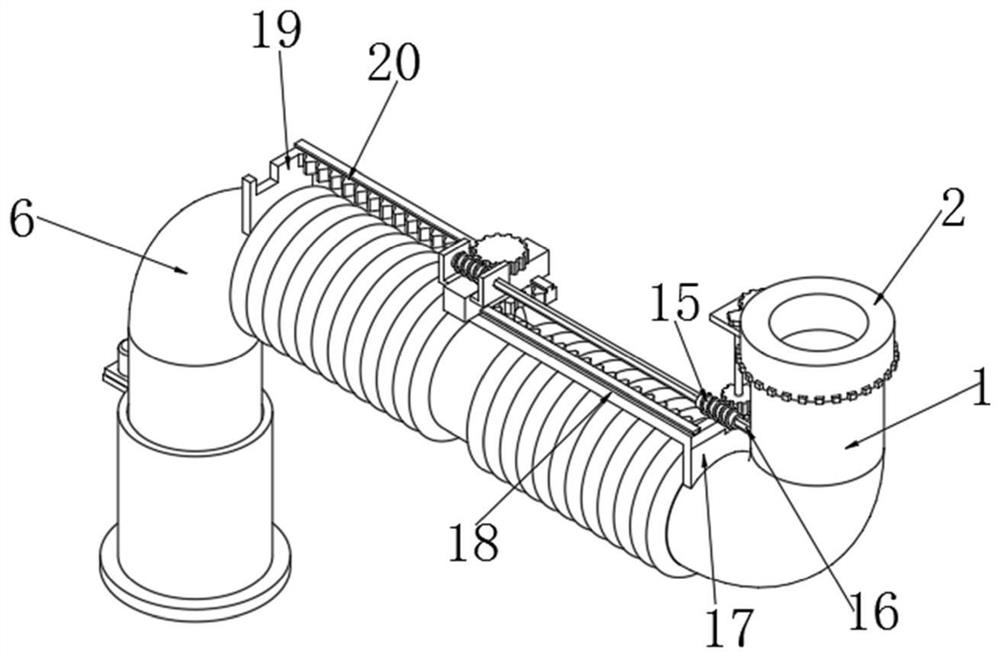 Desilting device for water treatment and working method thereof