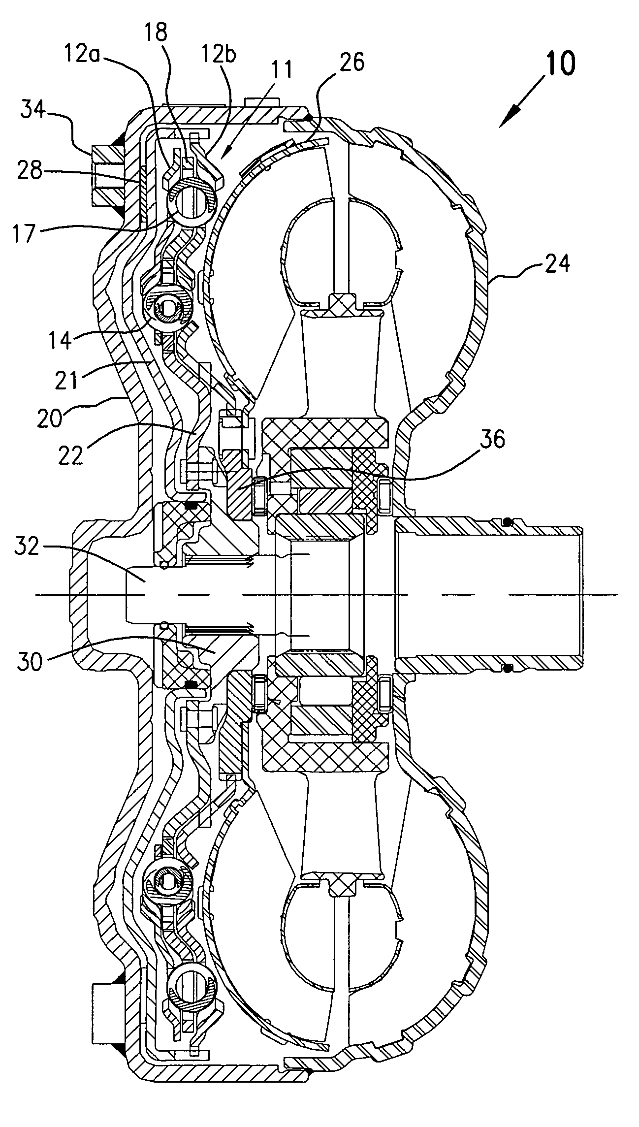 Series-parallel multistage torque converter damper