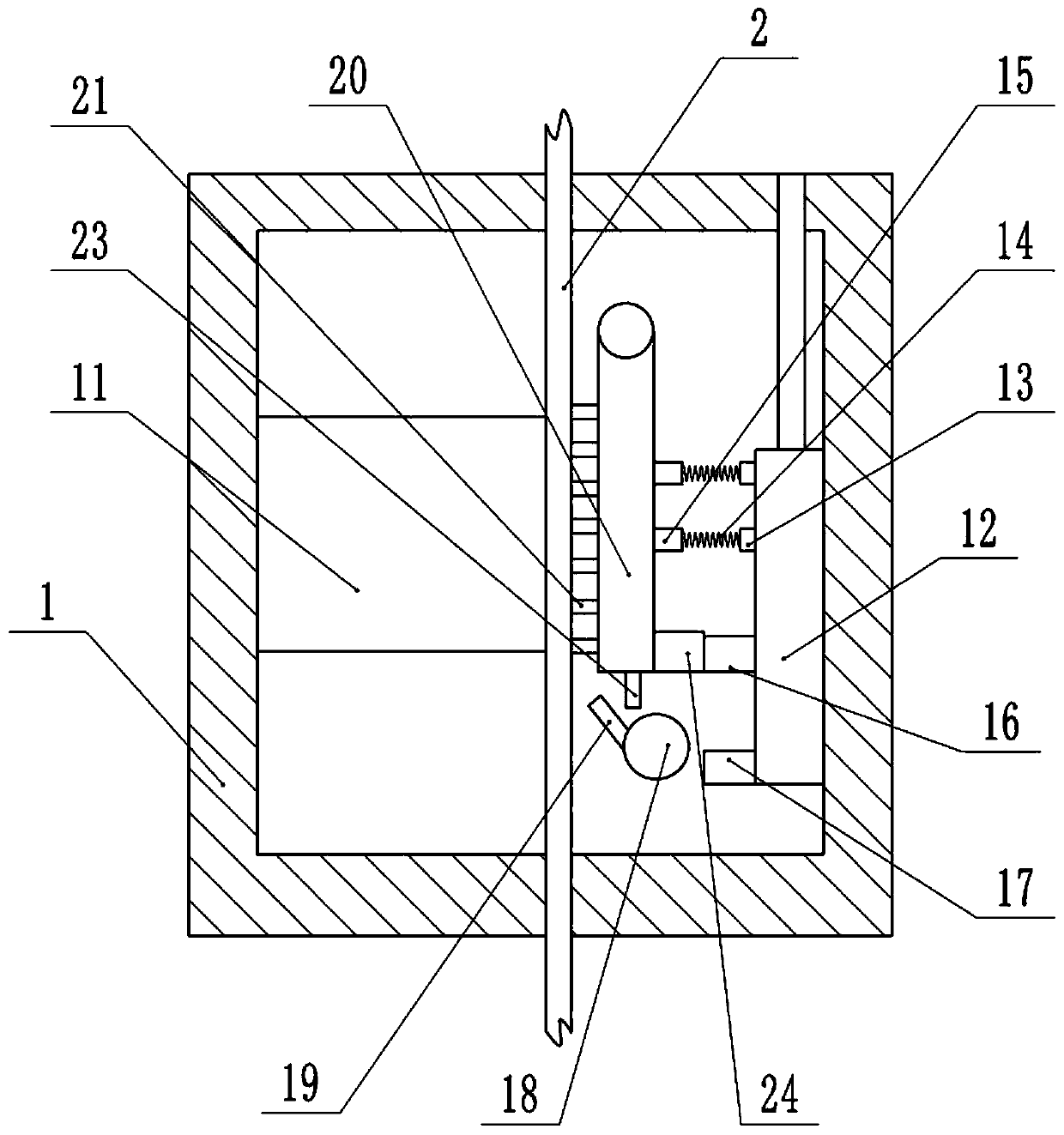 A hemostatic ligation device for uterus