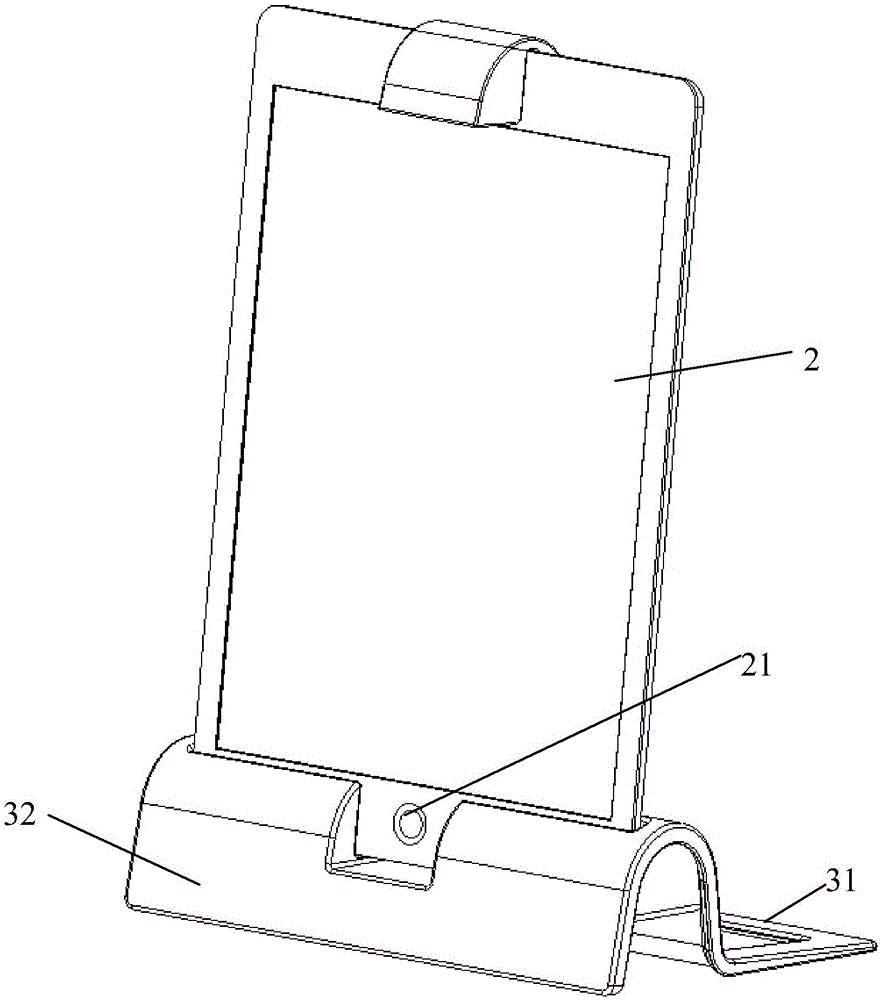 Mobile terminal early childhood education system and method based on mirror reflection and image recognition technology