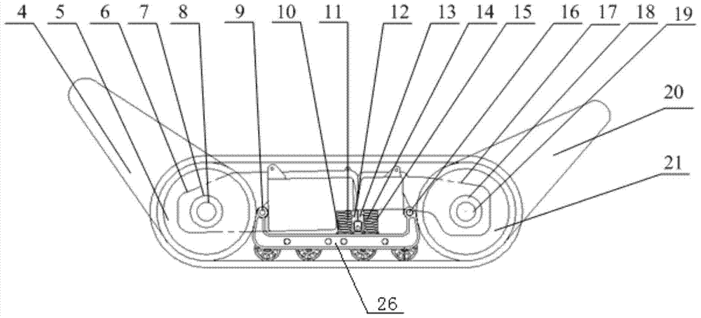 Tracked Mobile Robot Suspension System