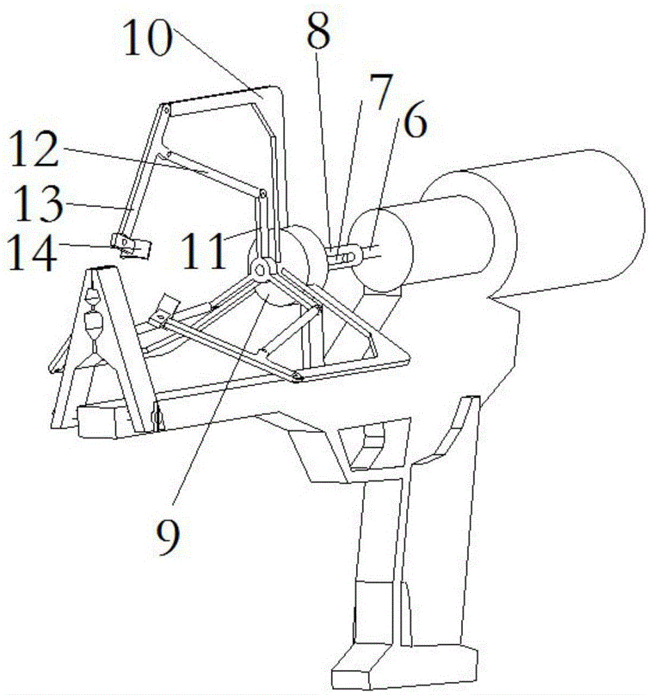 Hydraulic cutting tomato picking device