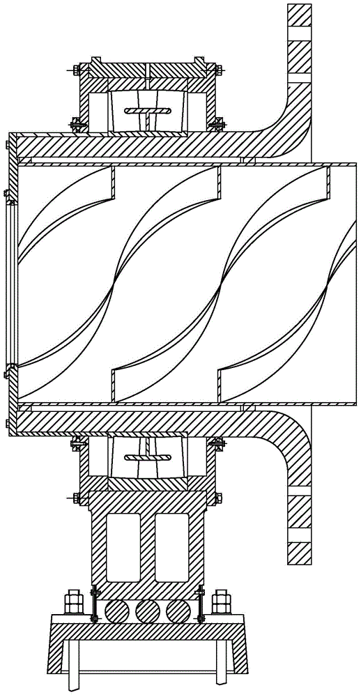 Novel movable end supporting device for rolling bearing mill