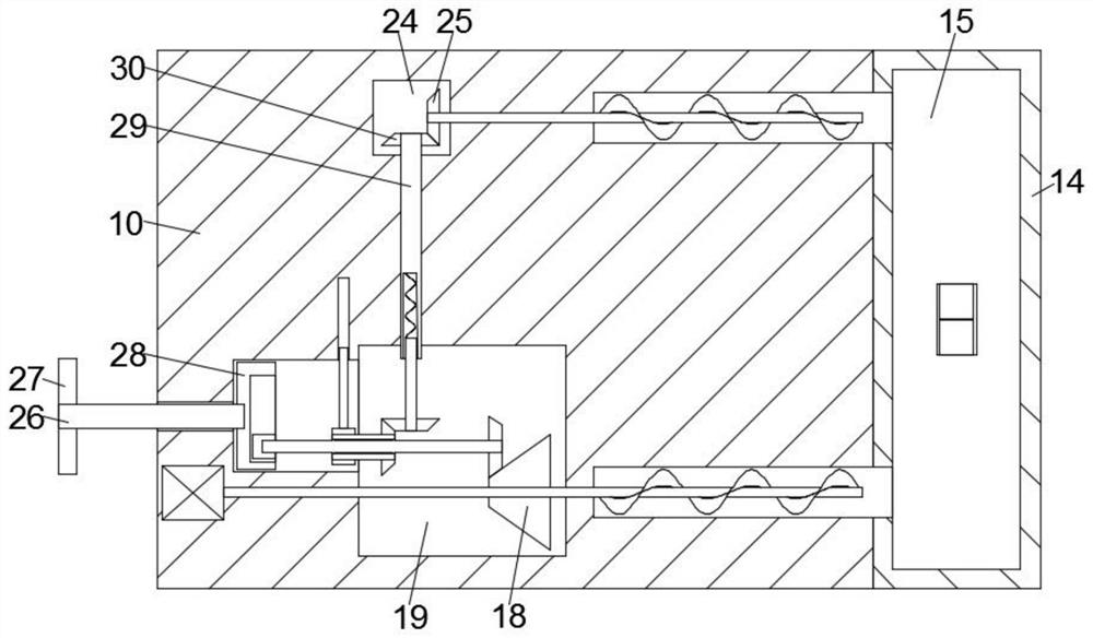Agricultural fertilization device with timely classification and proportioning functions