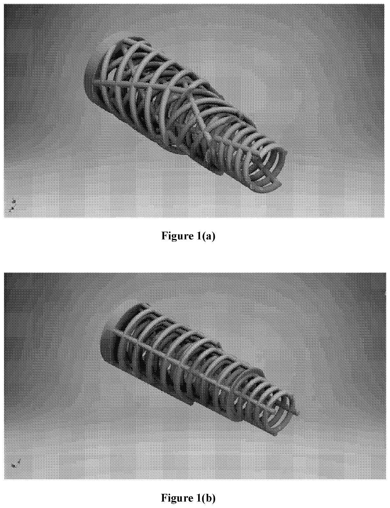 Biomimetic plywood motifs for bone tissue engineering