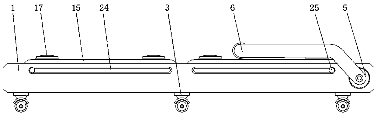 A folding transportation system for machine room decoration