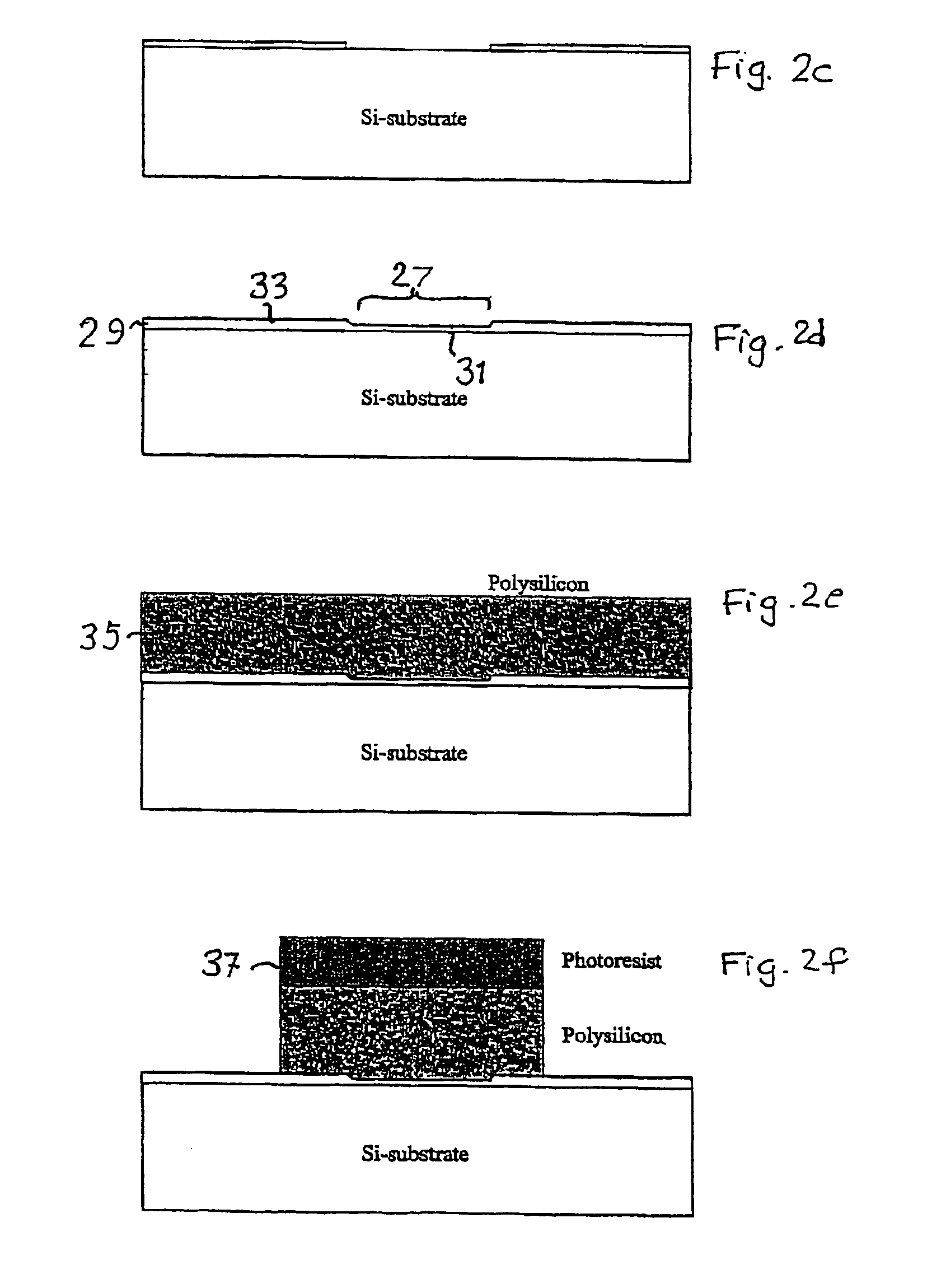 Manufacturing of a low-noise mos device