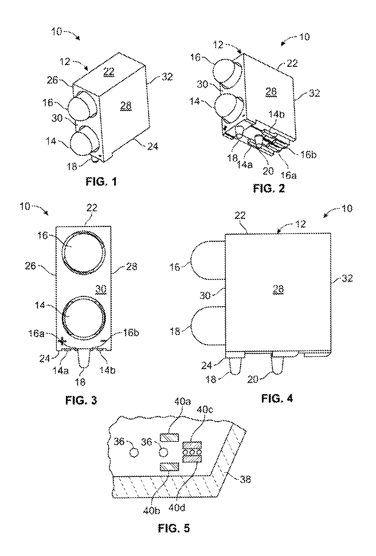 Two-high light-emitting diode holder structure