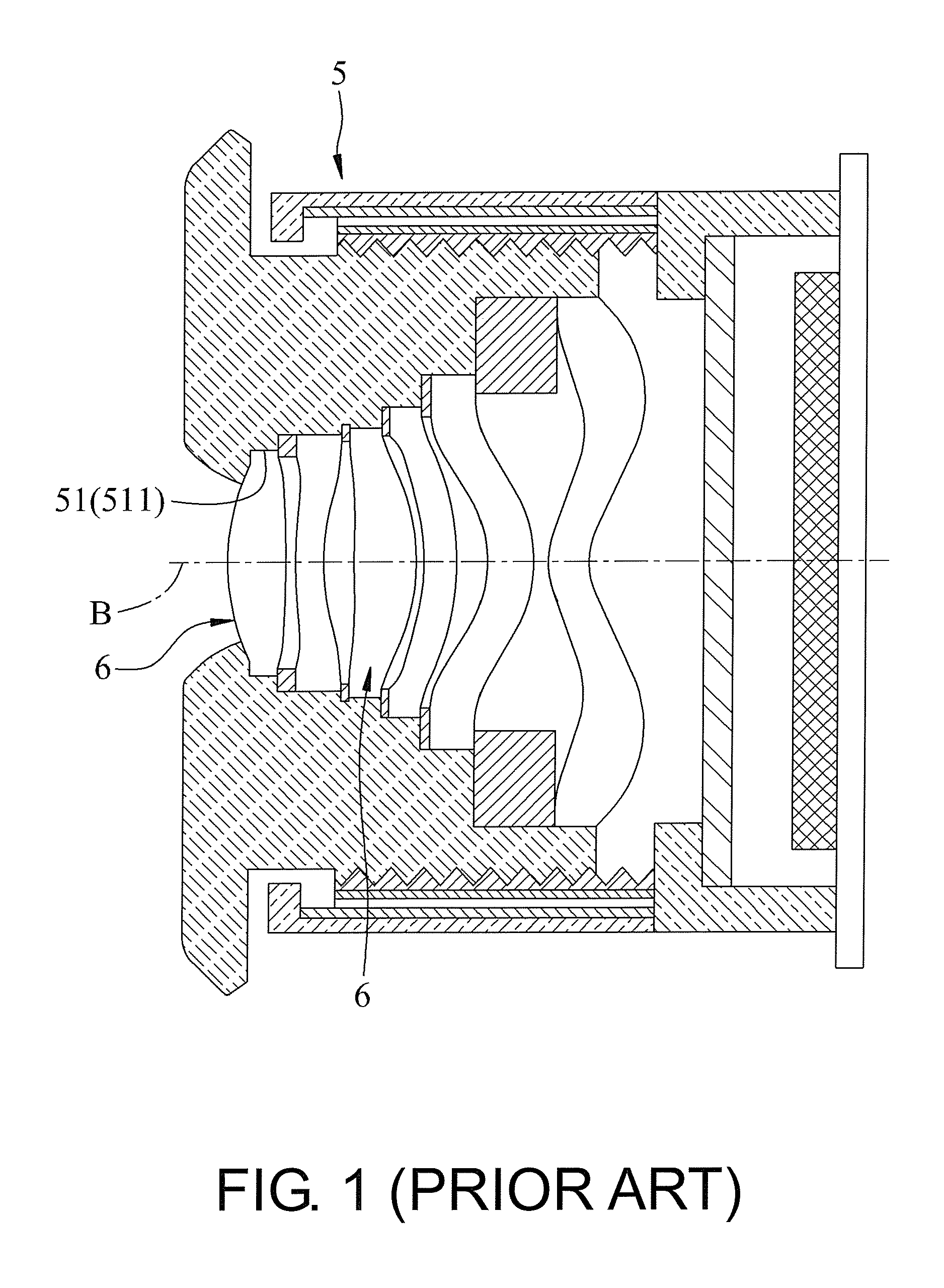 Optical imaging lens with a fixing structure