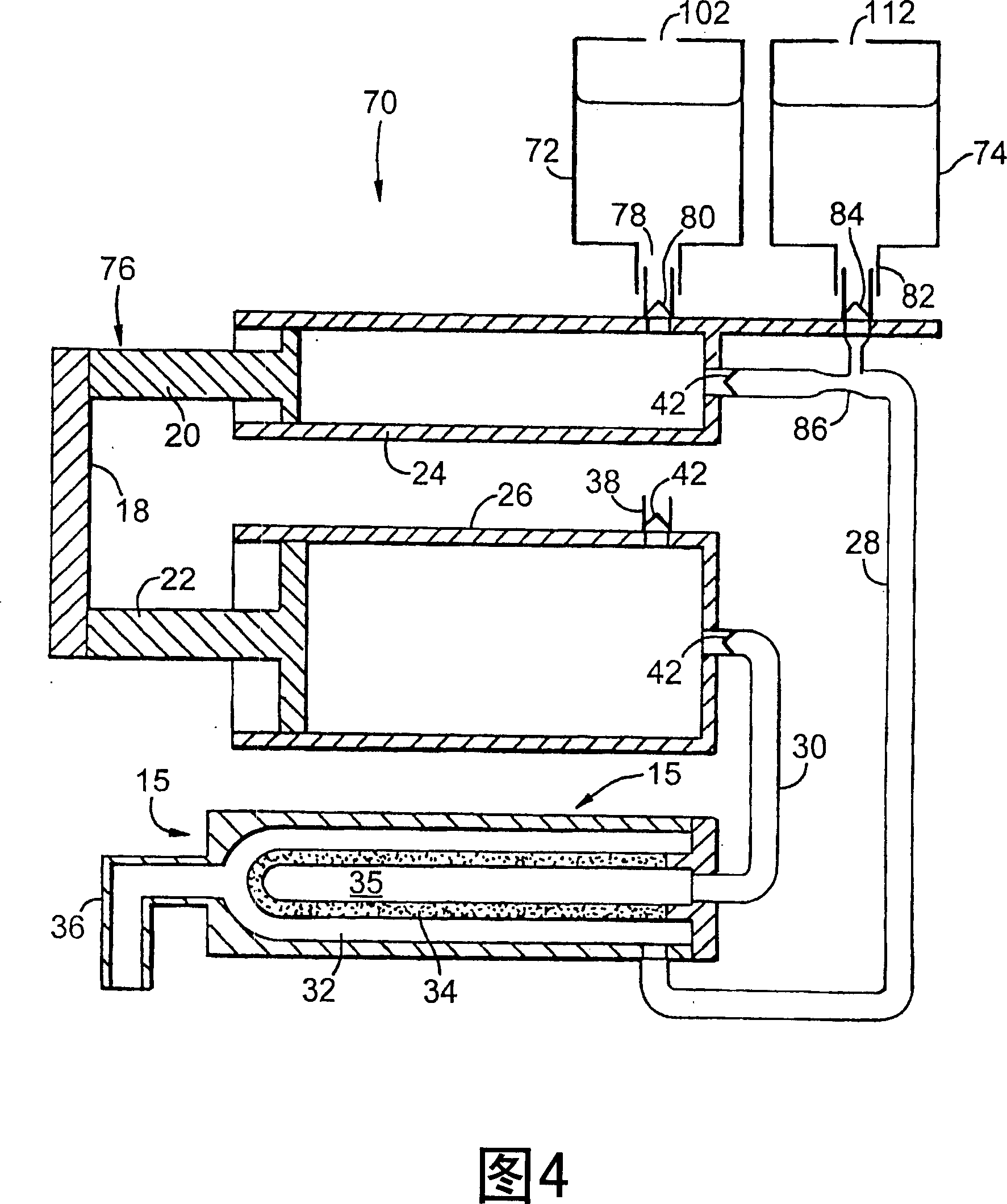 Foamed cleaser with suspended particles therein, method of producing same and a dispenser therefore