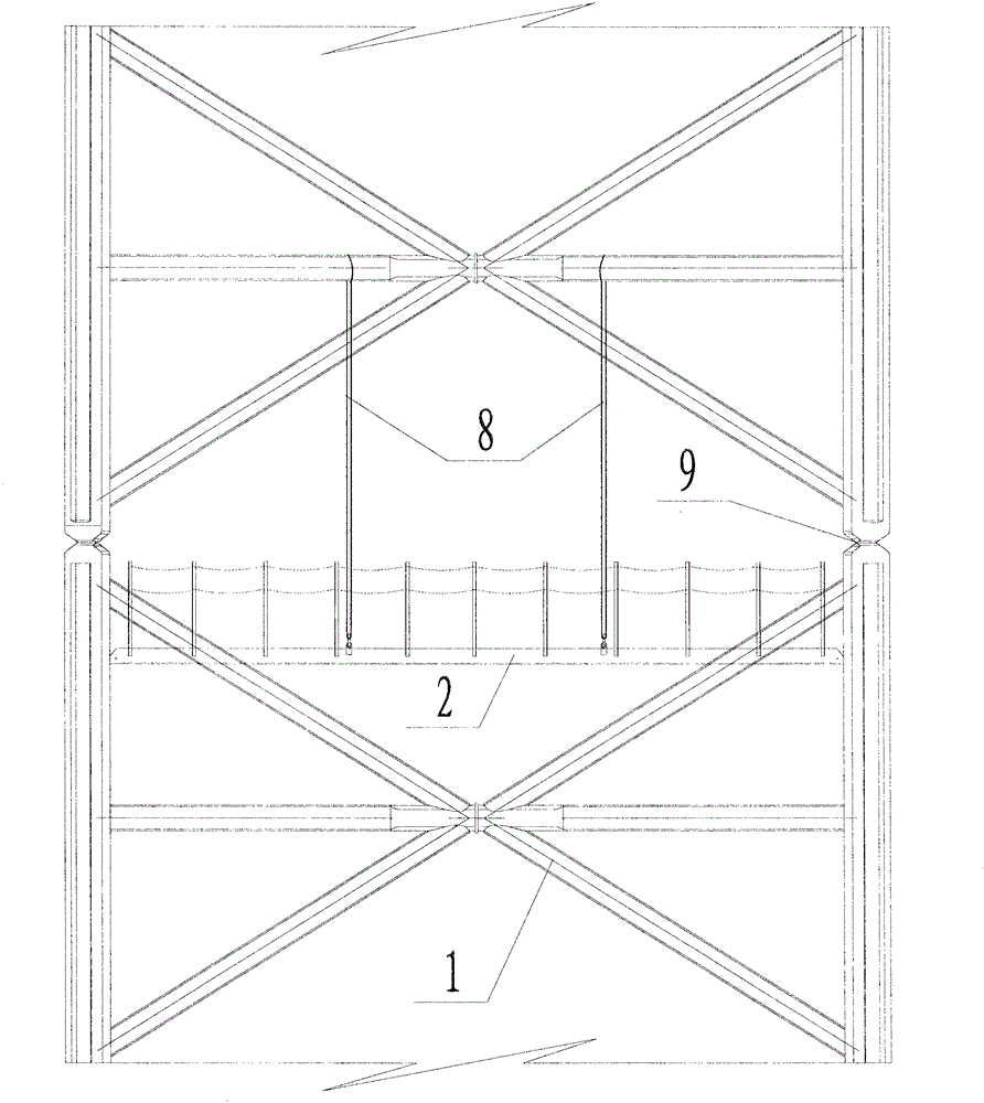 Subsection assembly auxiliary tool