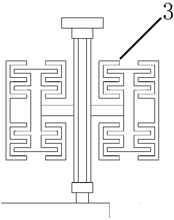 Double-layer nanometer optical grating-based micro-nano gyroscope and processing method thereof