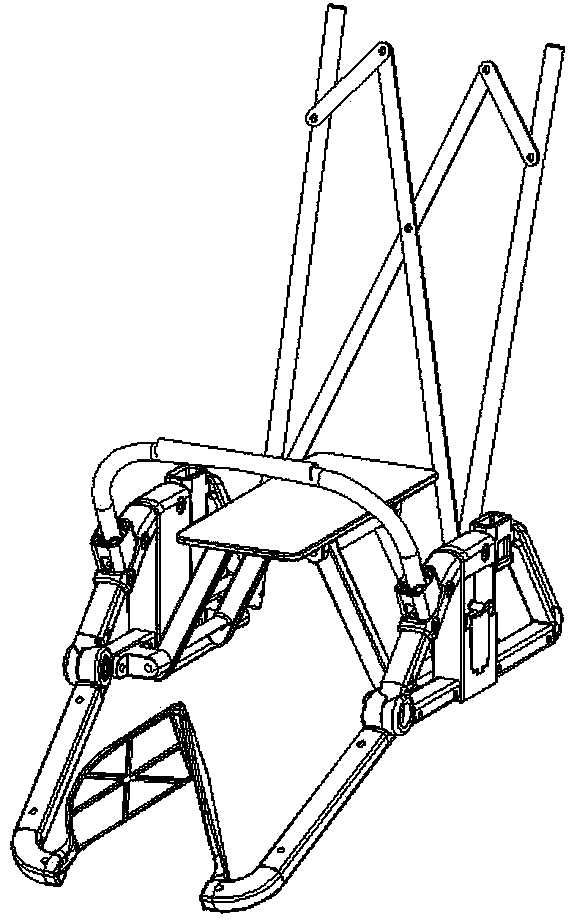 Seat structure of foldable baby stroller