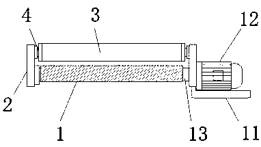Conveying device for production of optical cables and cables