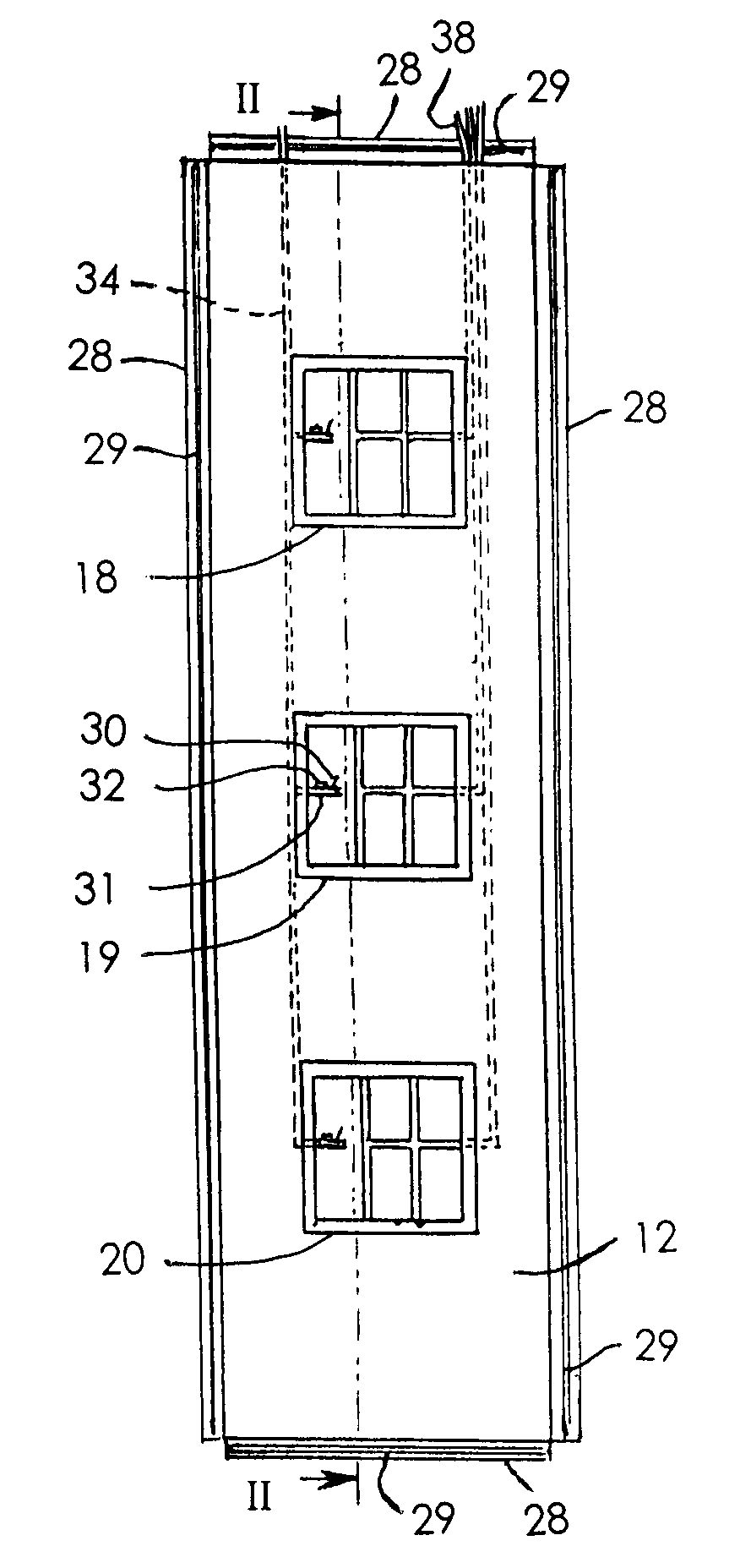 Heat flow measurement tool for a rack mounted assembly of electronic equipment