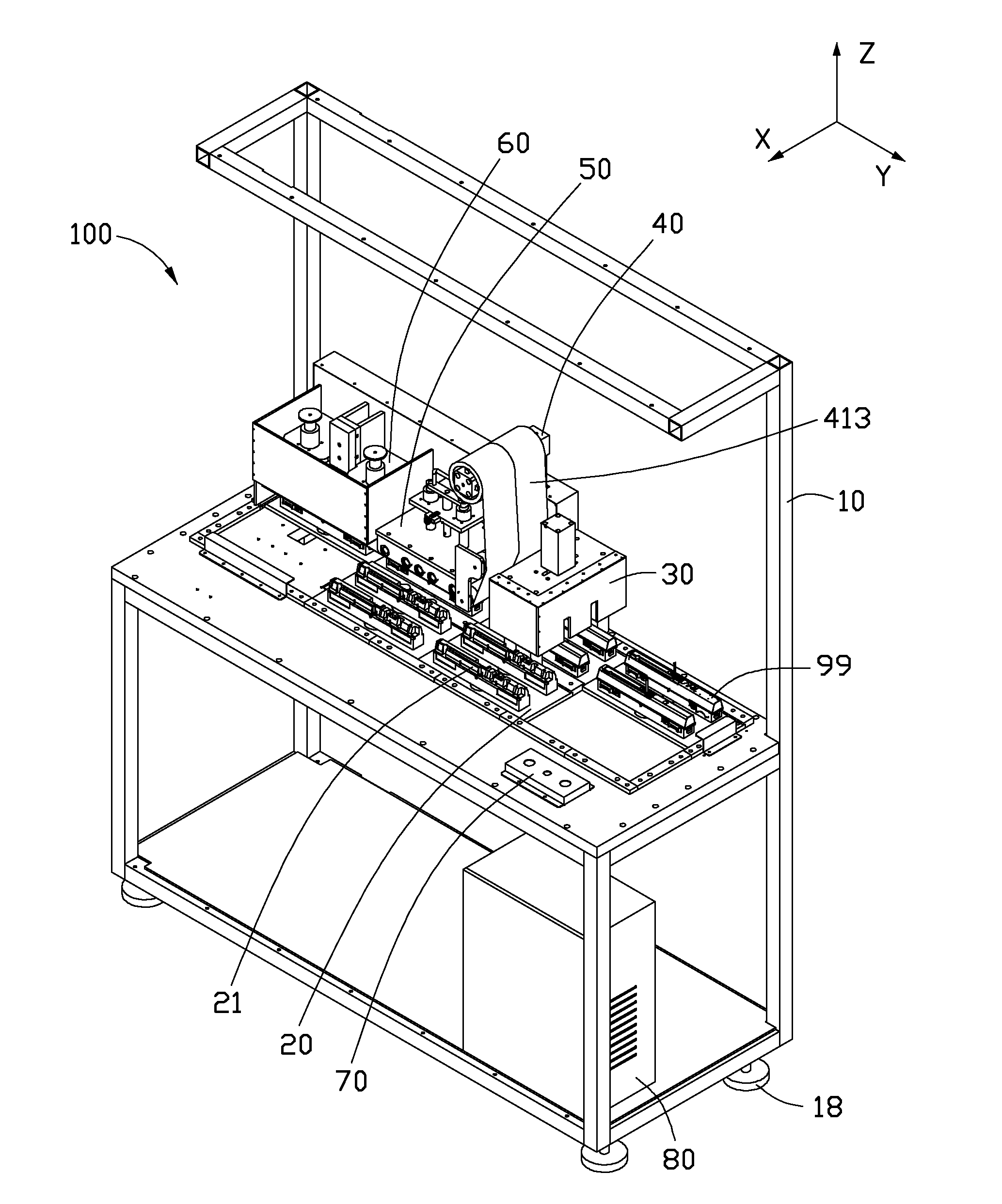 Machine for cutting object and sticking film