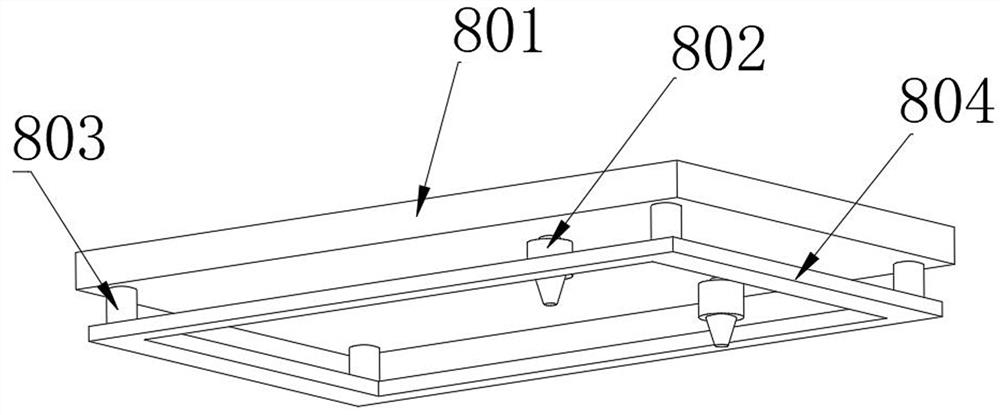 A mobile phone cpu chip template electric variable continuous detection fixture