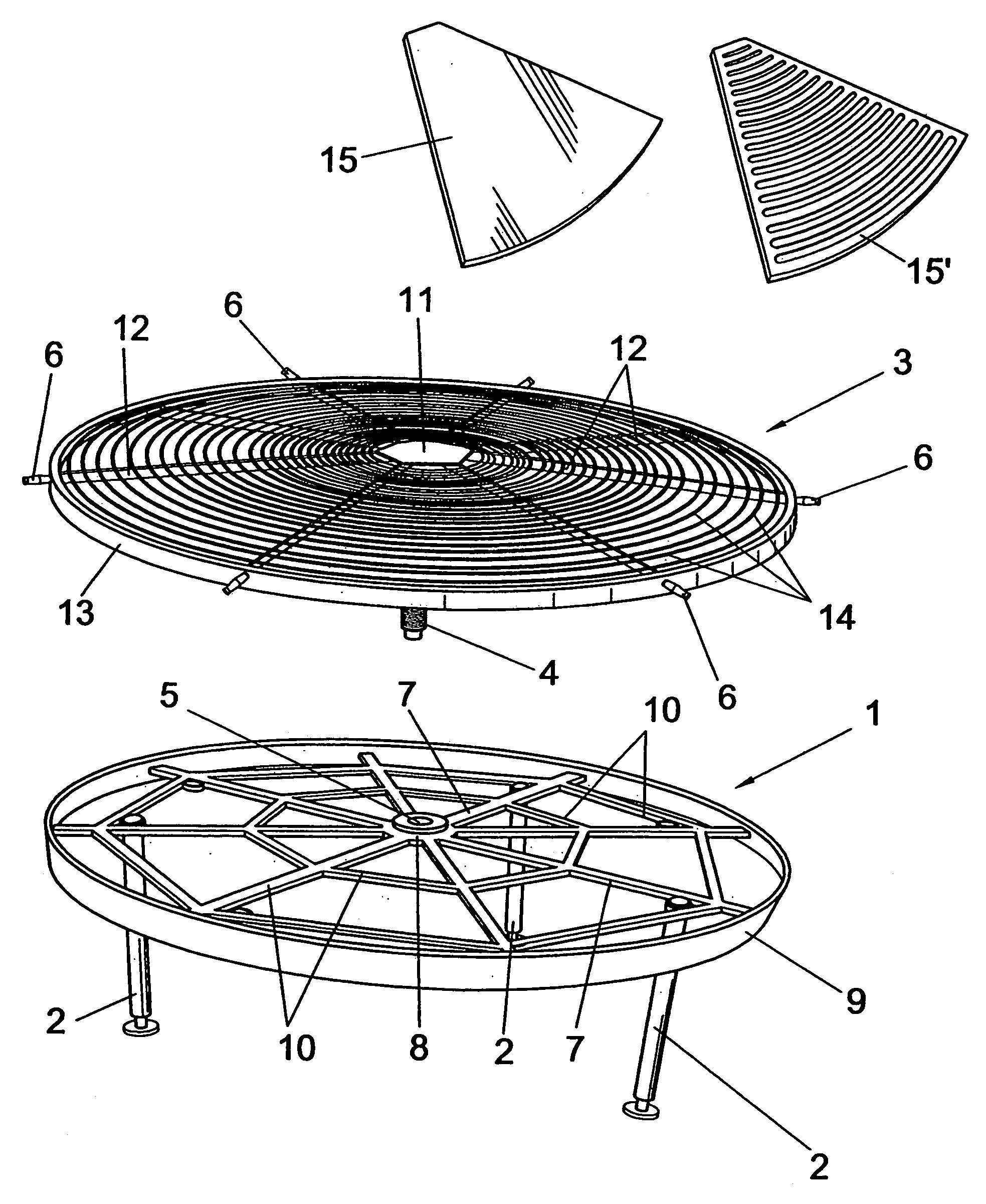 Grill for cooking