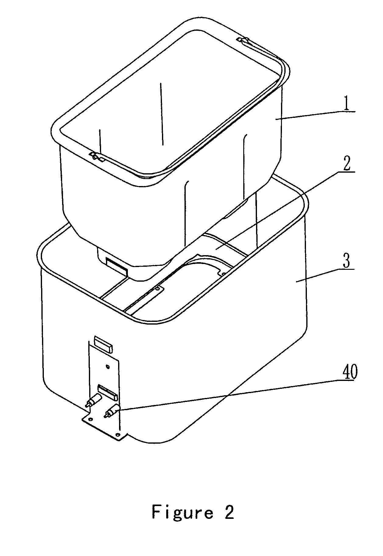 Breadmaker with a hidden heating element