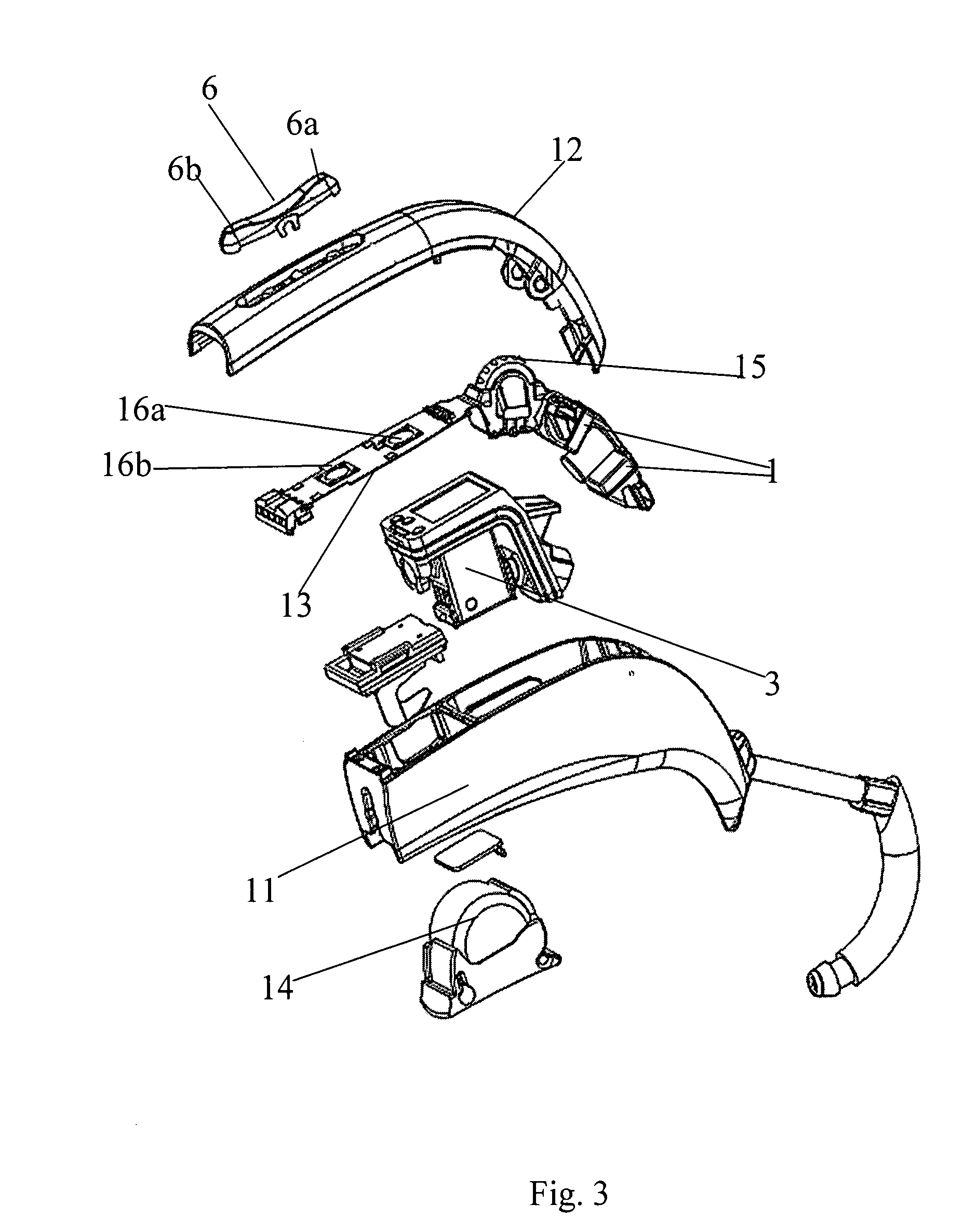 Volume control in a hearing aid and hearing aid with volume control