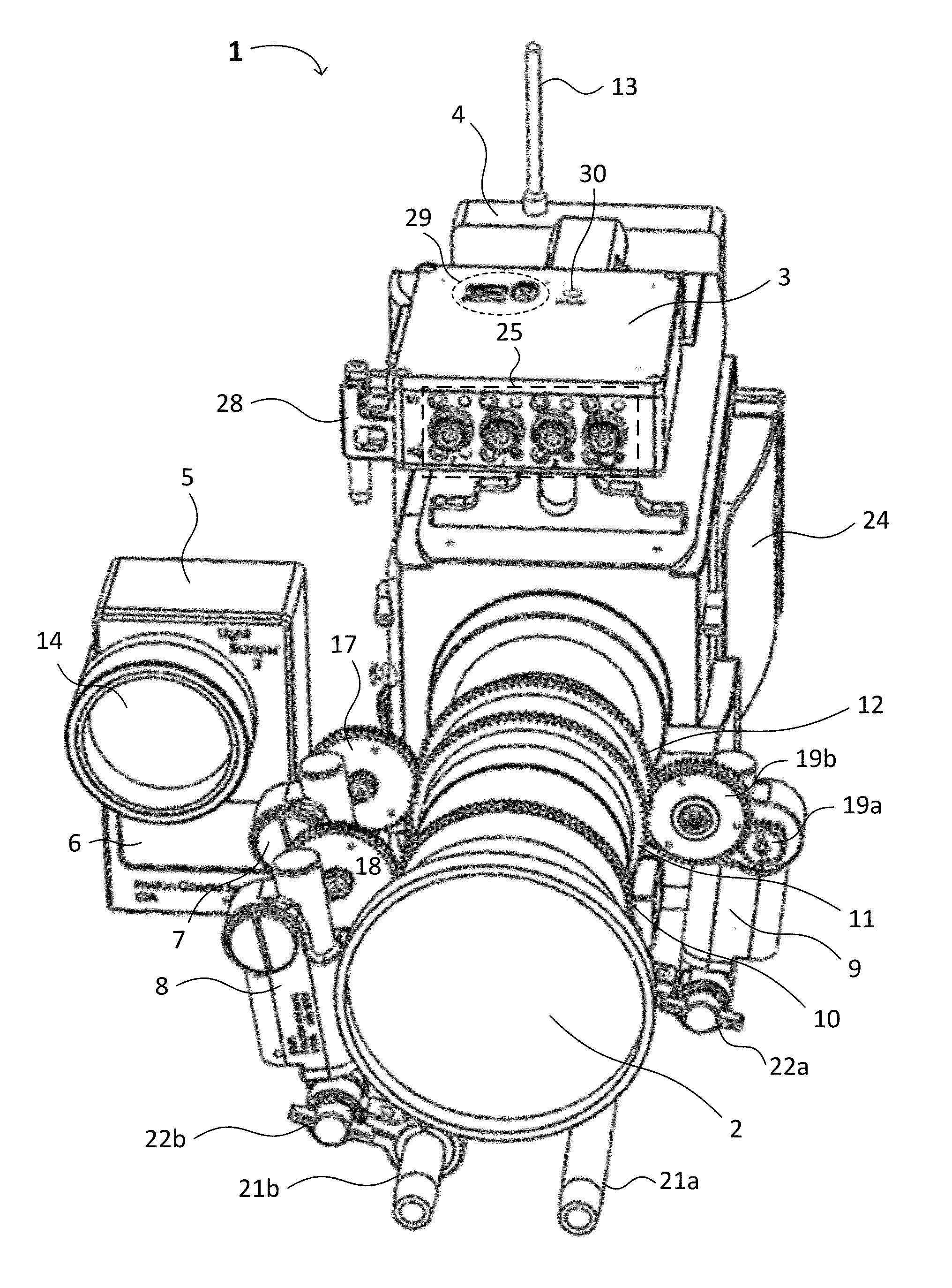 Methods, apparatuses, systems and software for focusing a camera on an object in any of a plurality of zones using graphics overlaid on a display
