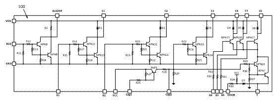 Drive control integrated circuit special for microwave oven