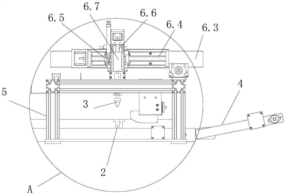 Free switching device and method for multiple tracks