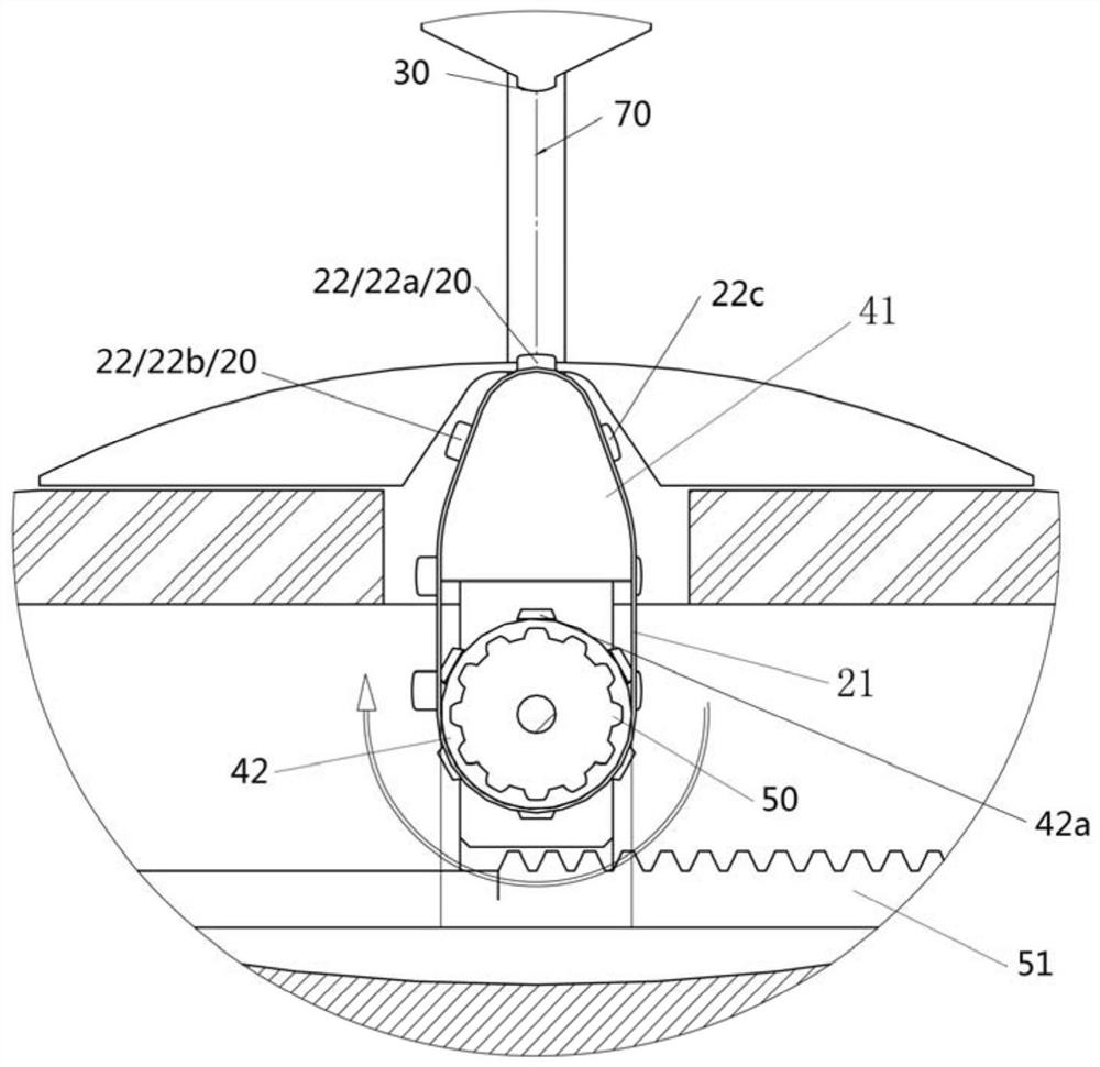 Laser discharge cavity electrode loss compensable structure