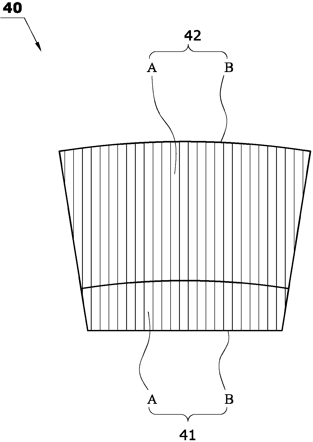 Tire forming drum with improved structure