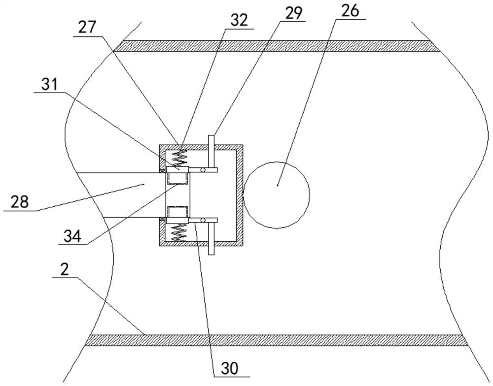 Domestic wastewater filter tank with anti-blocking function