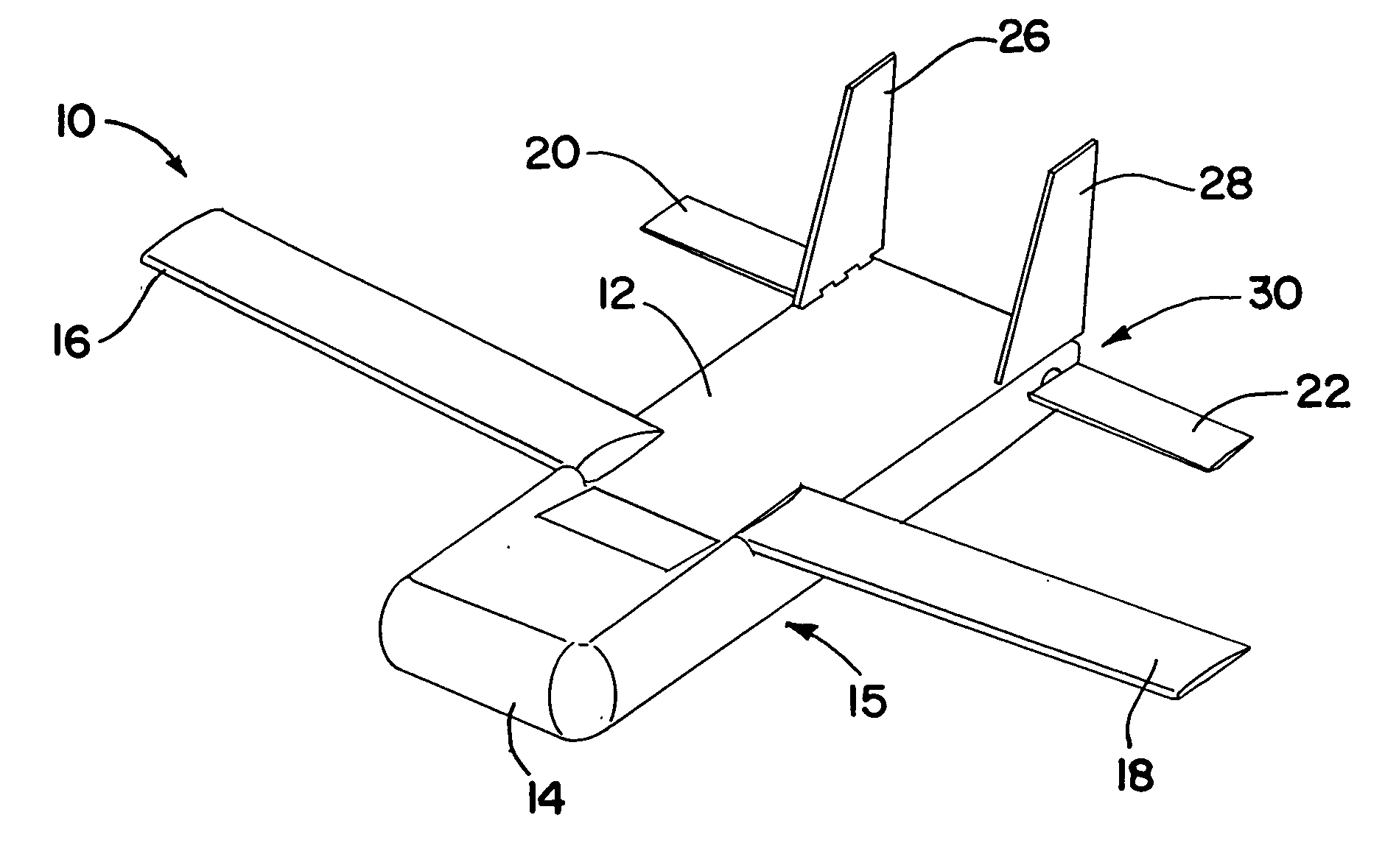Air-launchable aircraft and method of use
