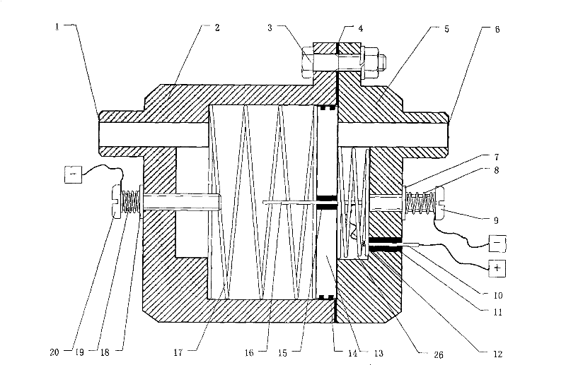 Automatic alarm device of fuel oil filter