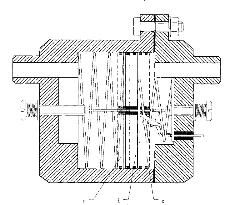 Automatic alarm device of fuel oil filter