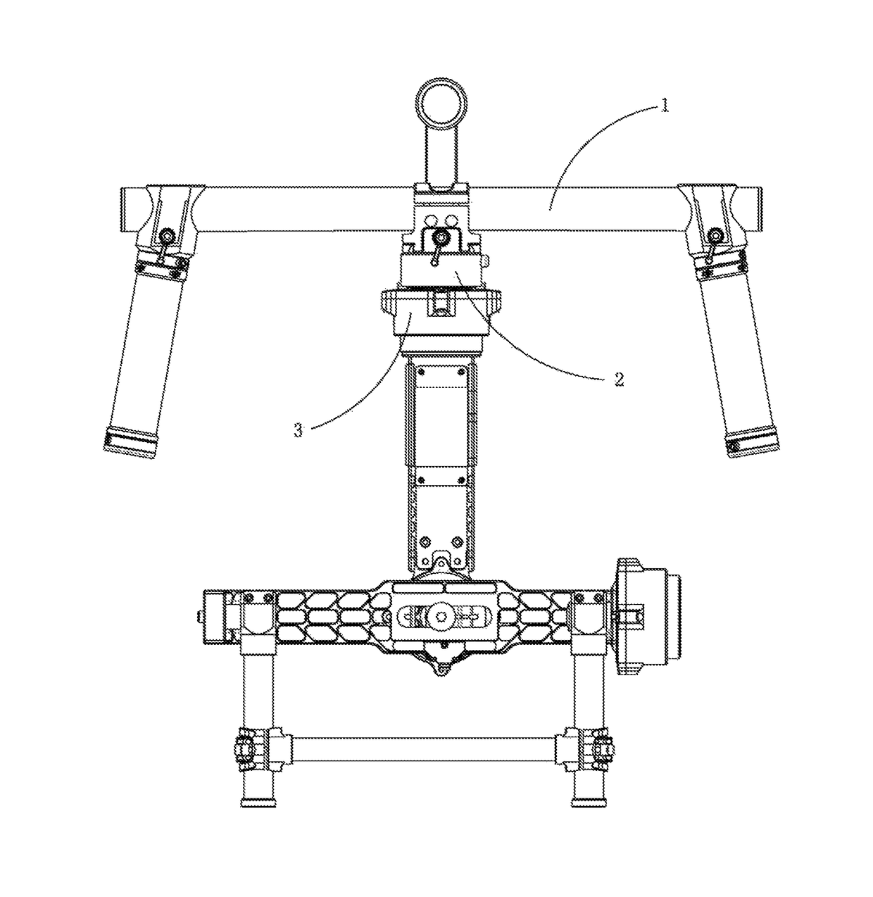 Connecting device and a gimbal apparatus