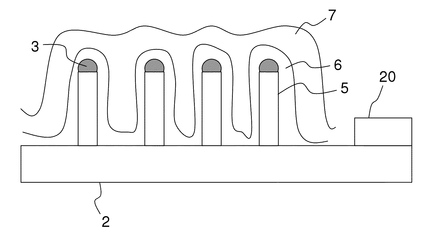 Method for producing nanostructures on metal oxide substrate, method for depositing thin film on same, and thin film device