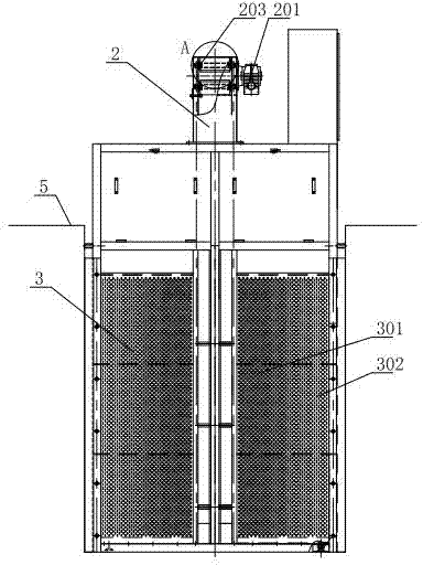 Gathering type solid-liquid separation machine