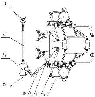 Steering system structure with front engine to match with independent air suspension