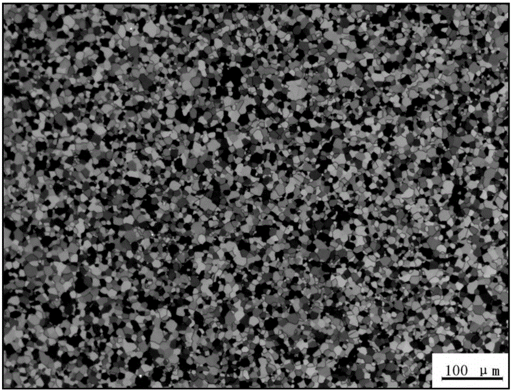 Observation method for industrial pure zirconium microstructure