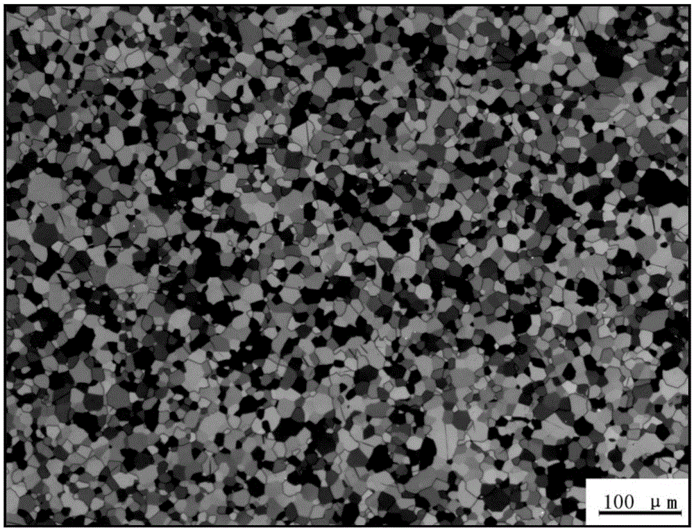 Observation method for industrial pure zirconium microstructure