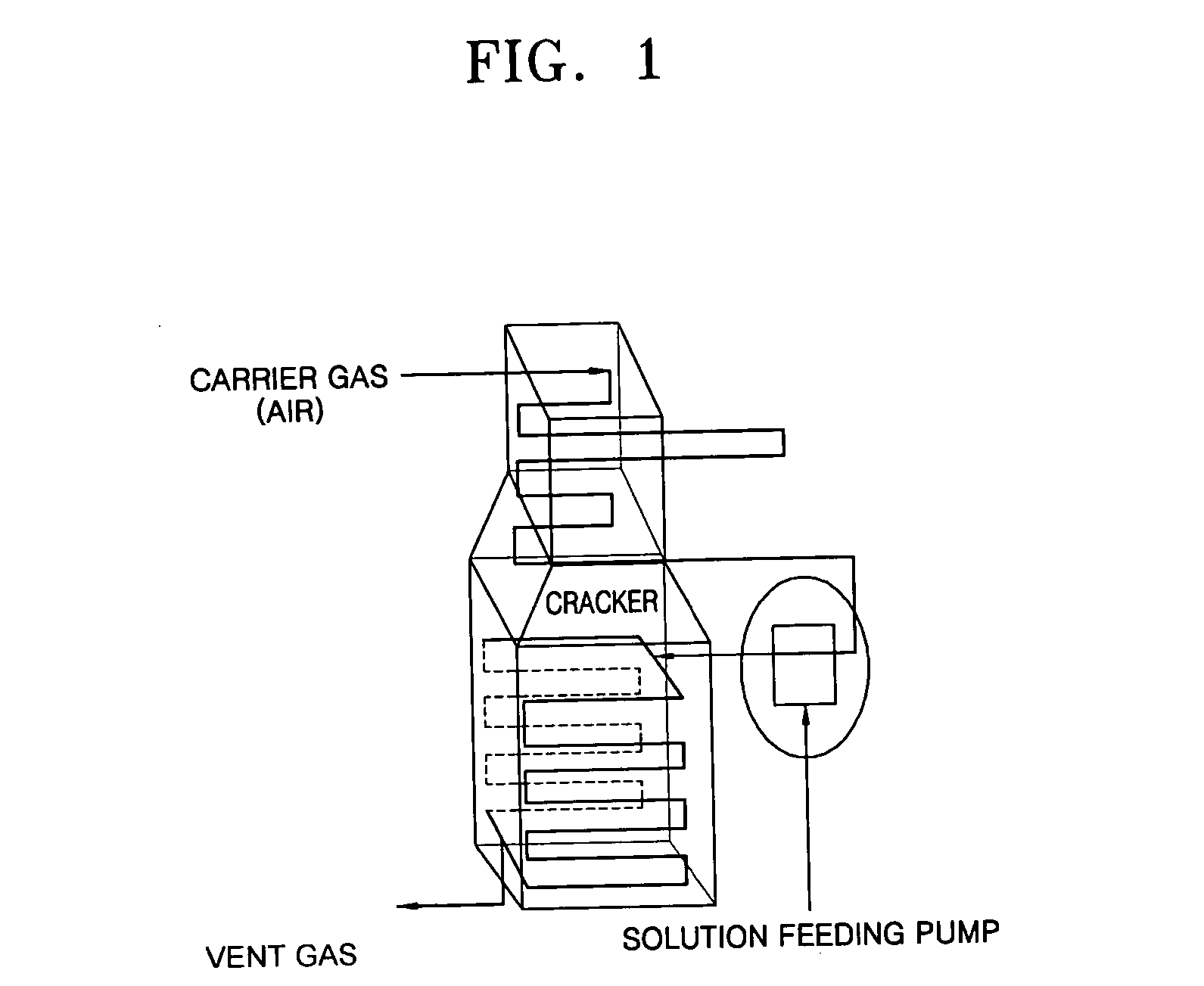 Coating film for inhibiting coke formation in ethylene dichloride pyrolysis cracker and method of producing the same