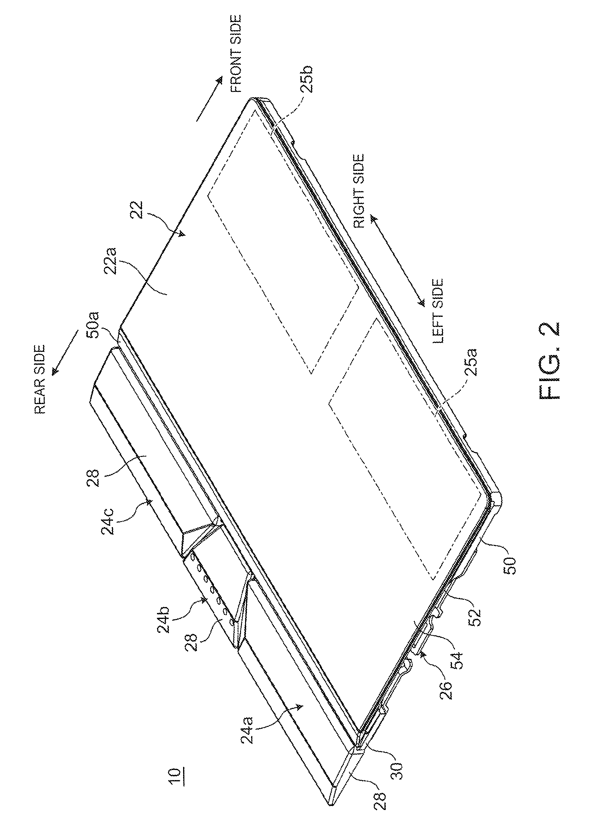 Coupling structure for input devices